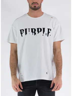     -PURPLE BRAND    -T-SHIRT P101 TEXTURED JERSEY-