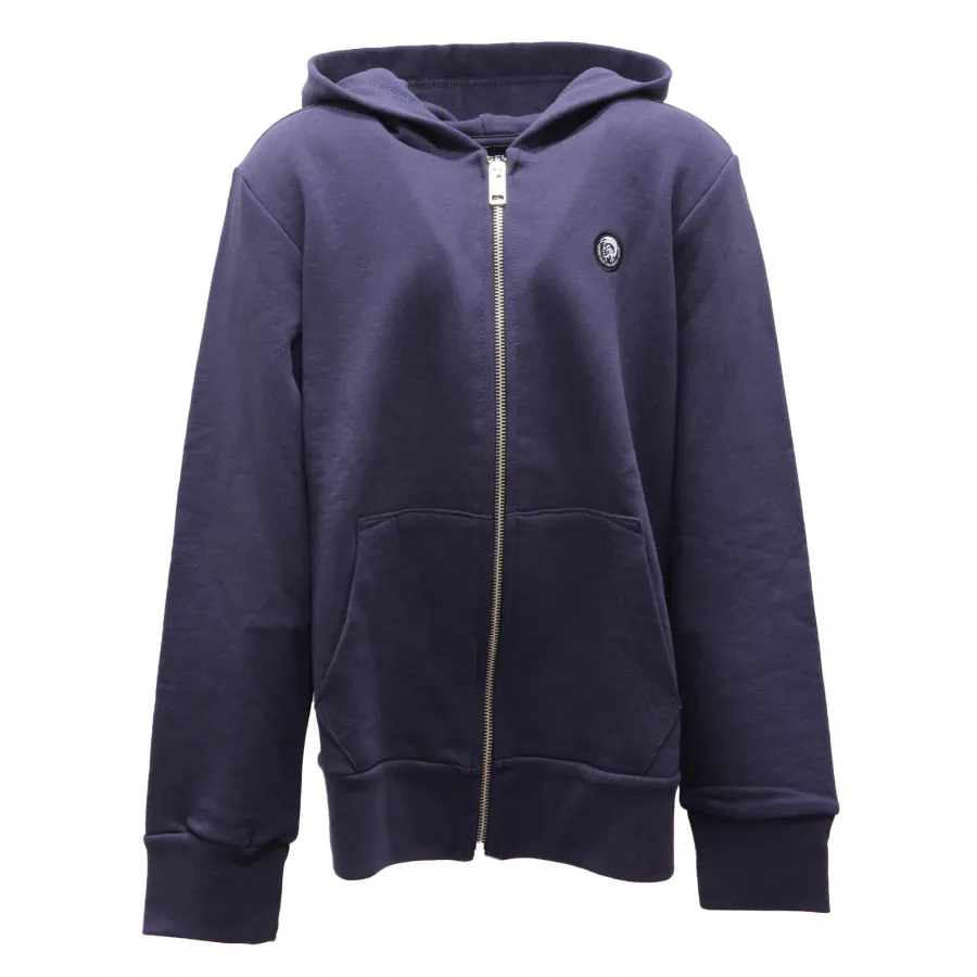 7865AO felpa bimbo DIESEL boy kid sweatshirt blue