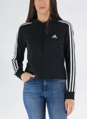 Adidas  W 3S FIT CRO HD  (Black White)
