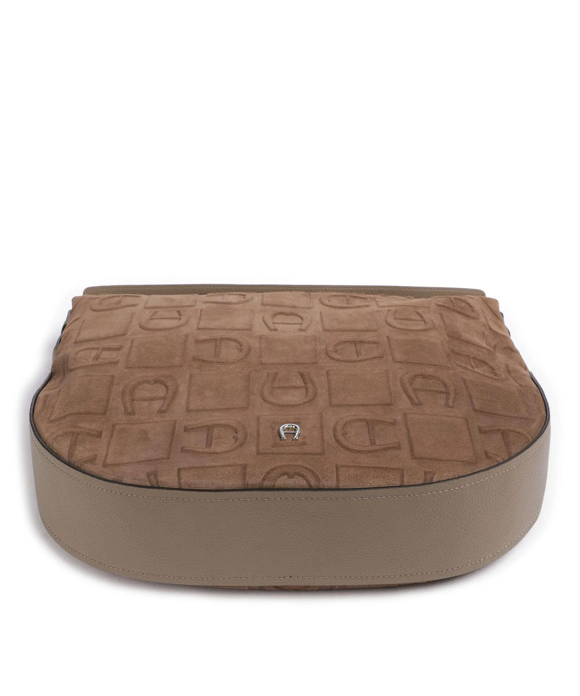  Aigner Estella Borsa hobo pelle scamosciata taupe  