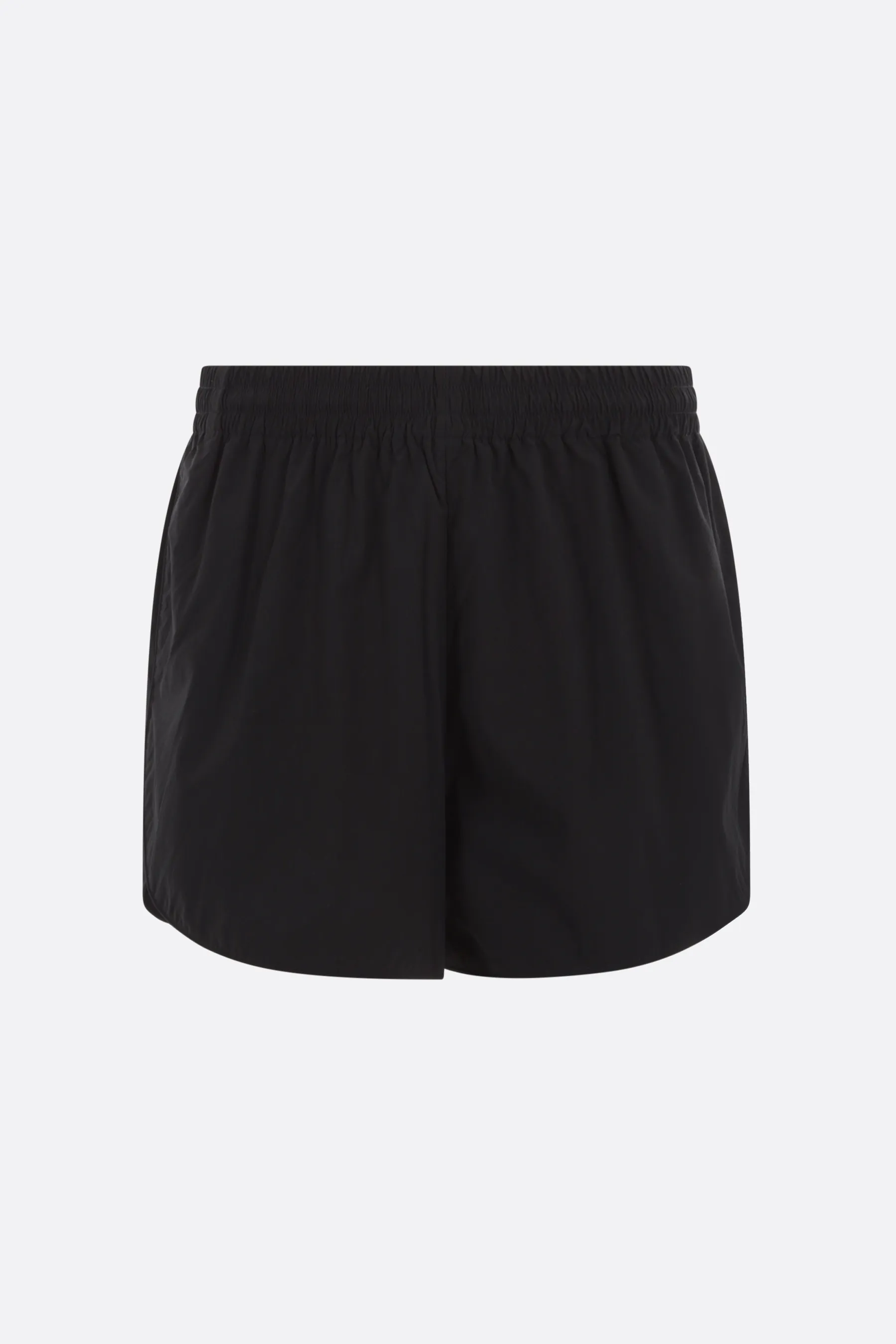 ALEXANDER WANG pantalone corto jogging in nylon stampa logo Puff