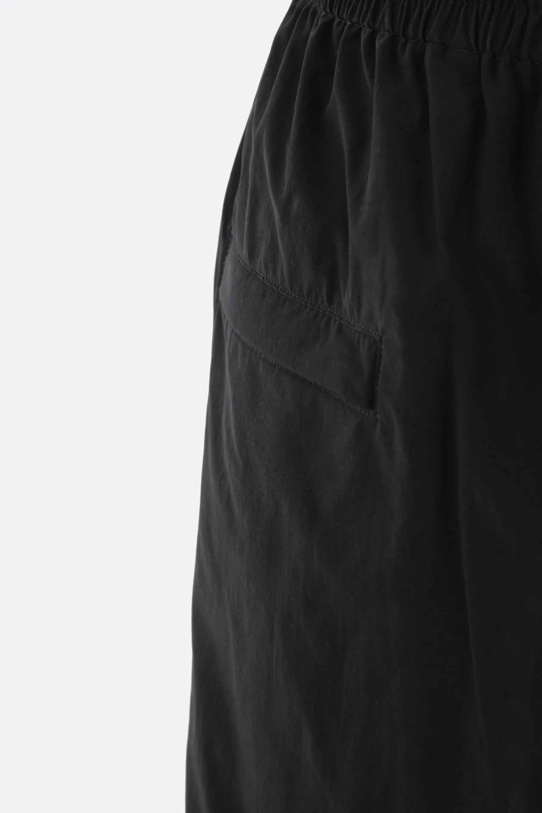 ALEXANDER WANG pantalone corto jogging in nylon stampa logo Puff