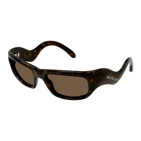   Balenciaga BB0320S - 002 L'Avana | Occhiale Da Sole Unisex 