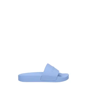Balenciaga Idee regalo Slippers kids Donna Gomma Blu/Soft Sky