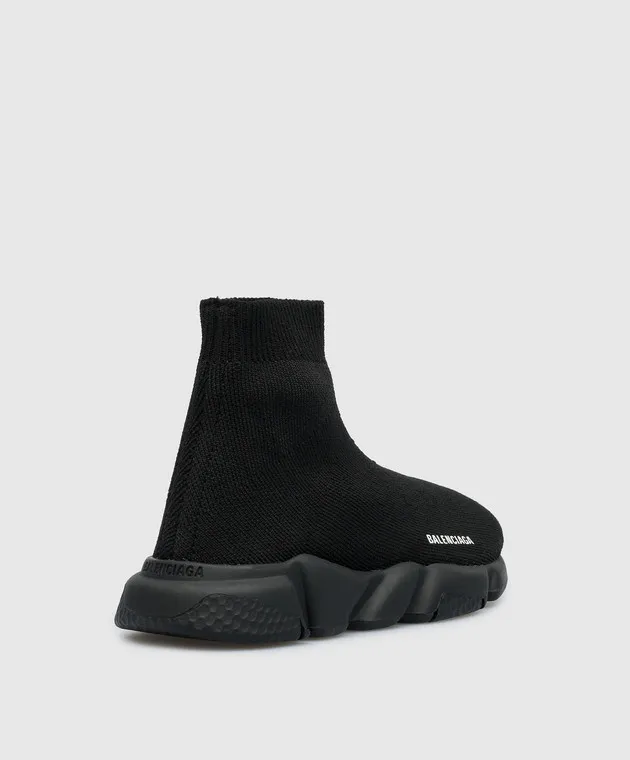 Balenciaga Sneakers Speed da bambino nere con logo 597425W2DB1