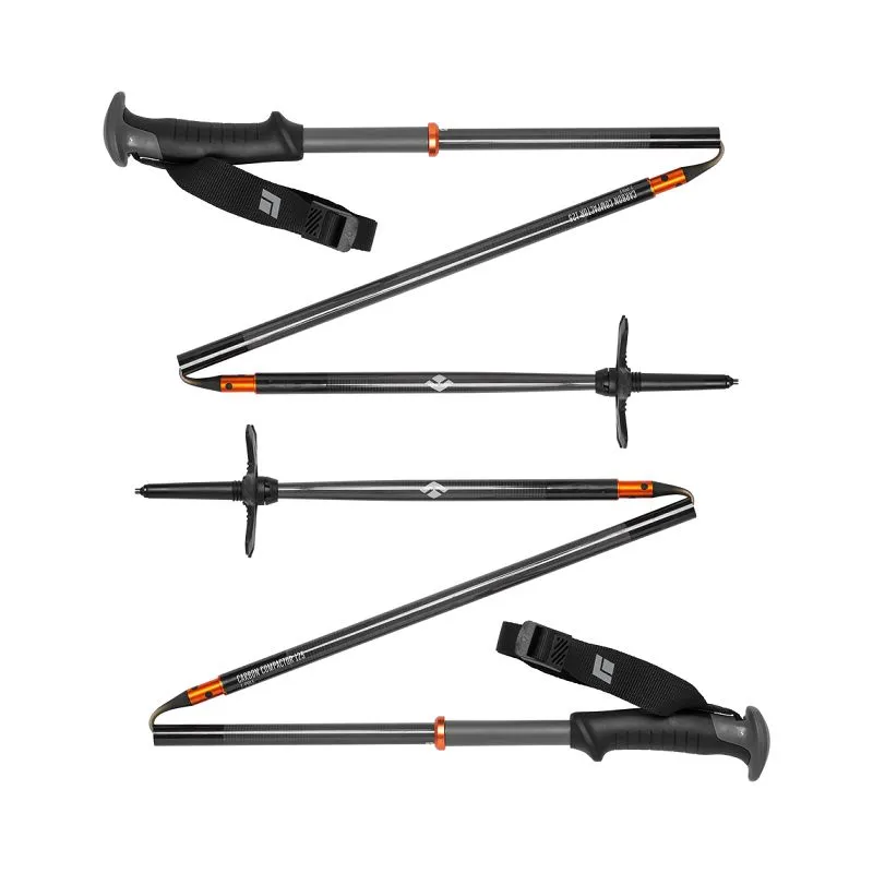 Bastoncini da sci Black Diamond Carbon Compactor (nero/grigio)