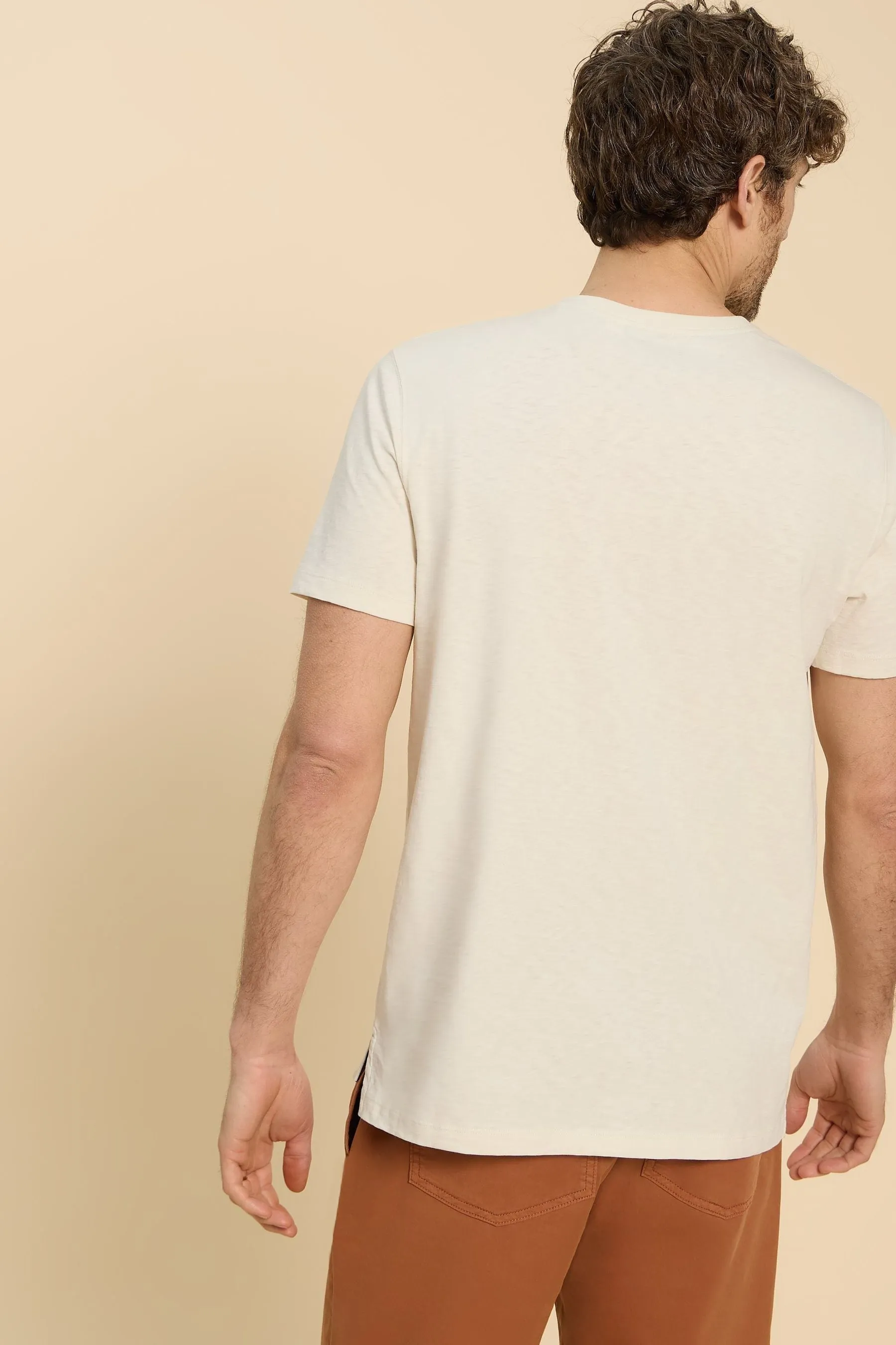 Bianco - Stuff - T-shirt con stampa grafica di scimmietta