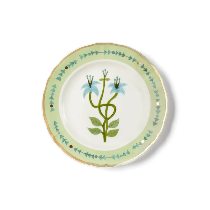 Bitossi Home Piatto Dessert Cm.20,5 Botanica Verde  Bot00002