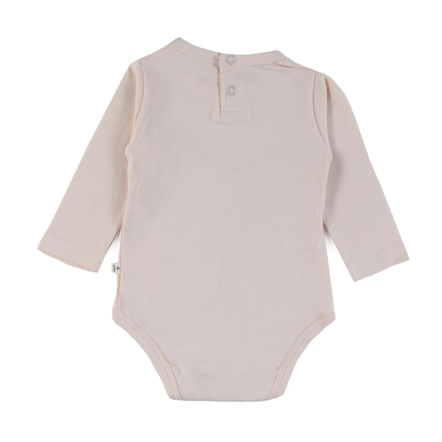 Body Manica Lunga Edith Rosa Neonata