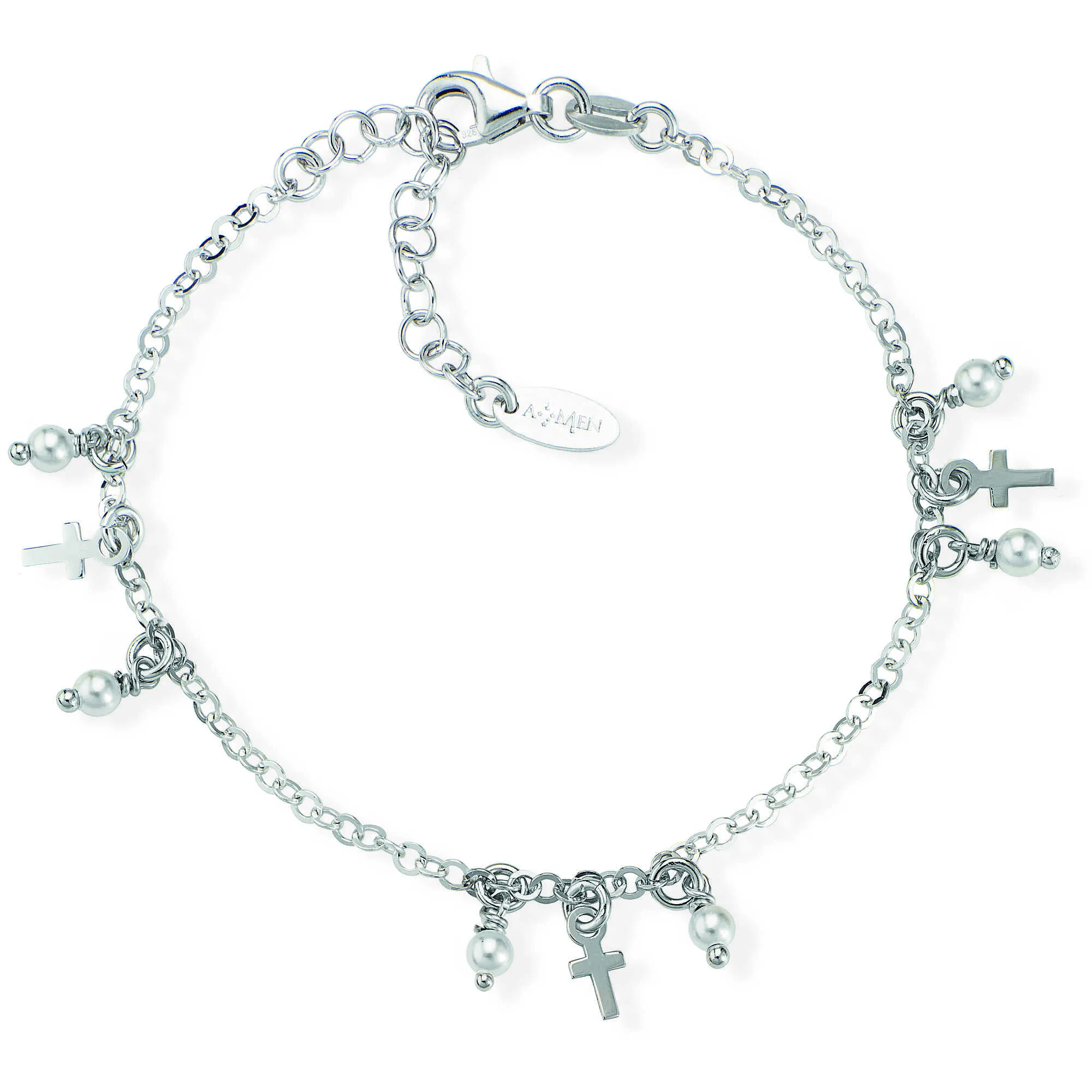bracciale donna gioielli Amen Croci