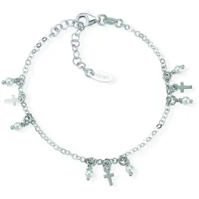 bracciale donna gioielli Amen Croci