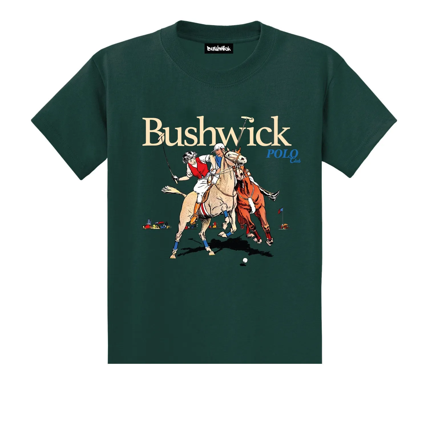 Bushwick T-Shirt uomo Cricket verde scuro