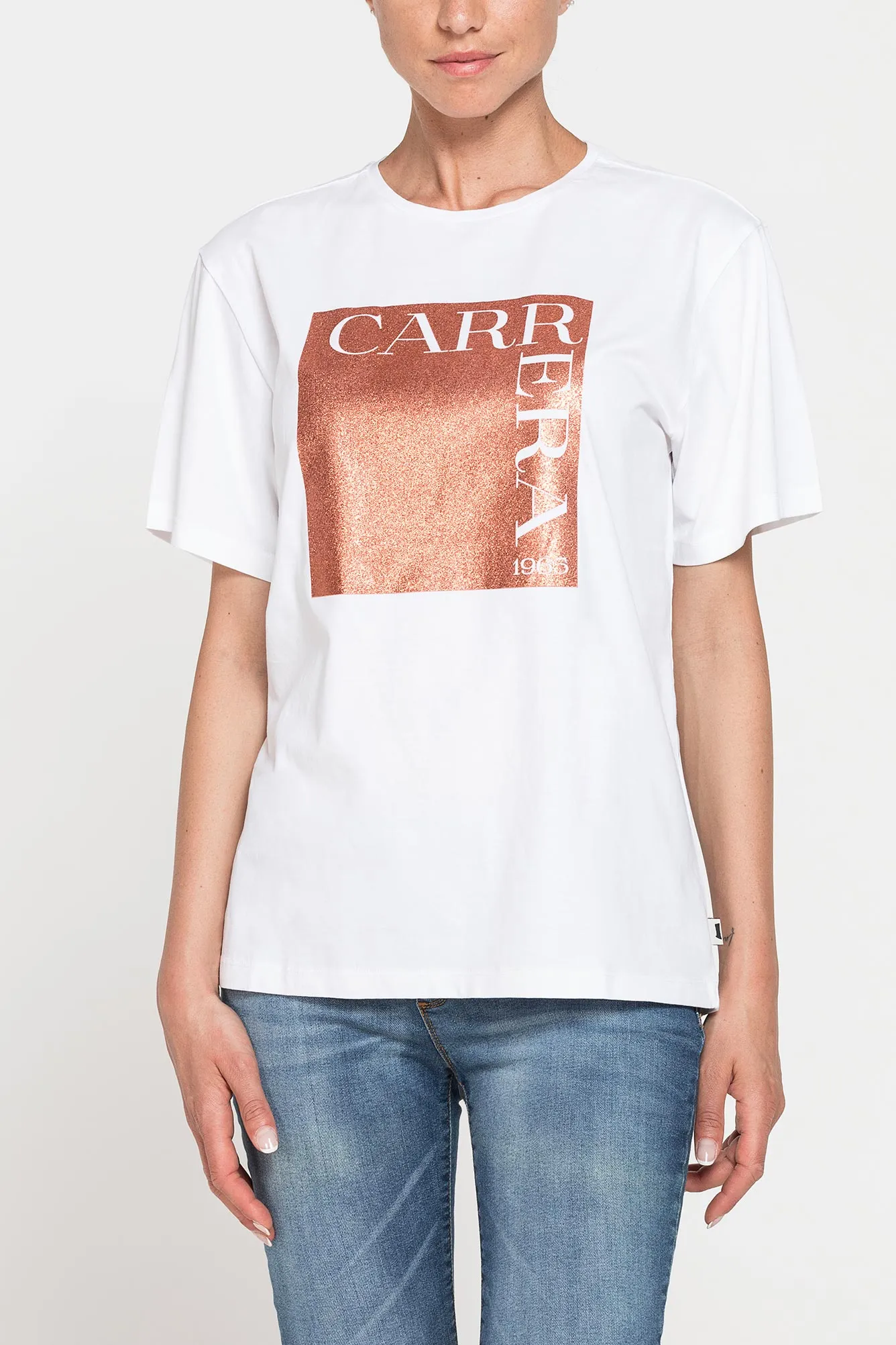 Carrera  ---------    ------------T-shirt new logo - Terra cotta