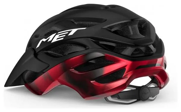 Casco MET Veleno Nero Rosso