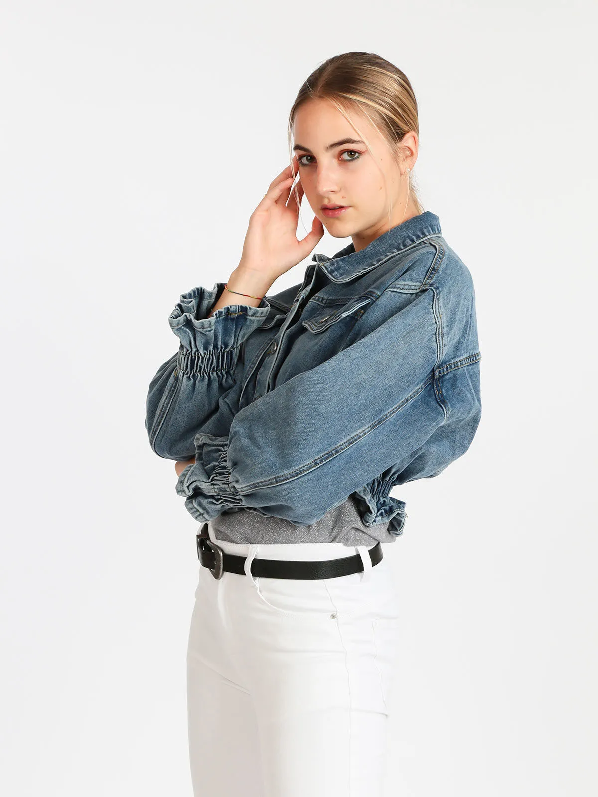 C'Est Monique Veste en jean femme