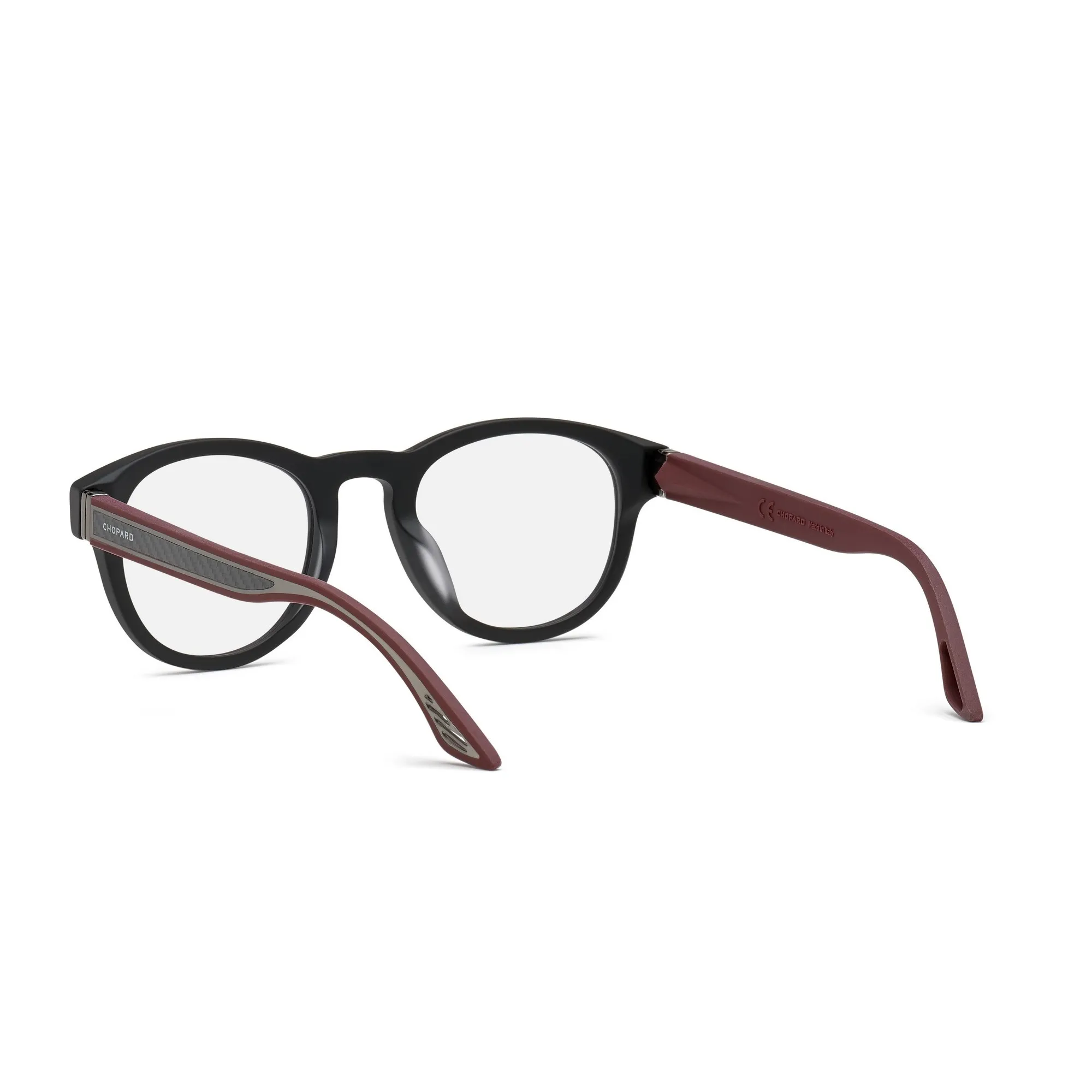   Chopard VCH327 Carbonio 703K Nero Opaco | Occhiale Da Vista Uomo 