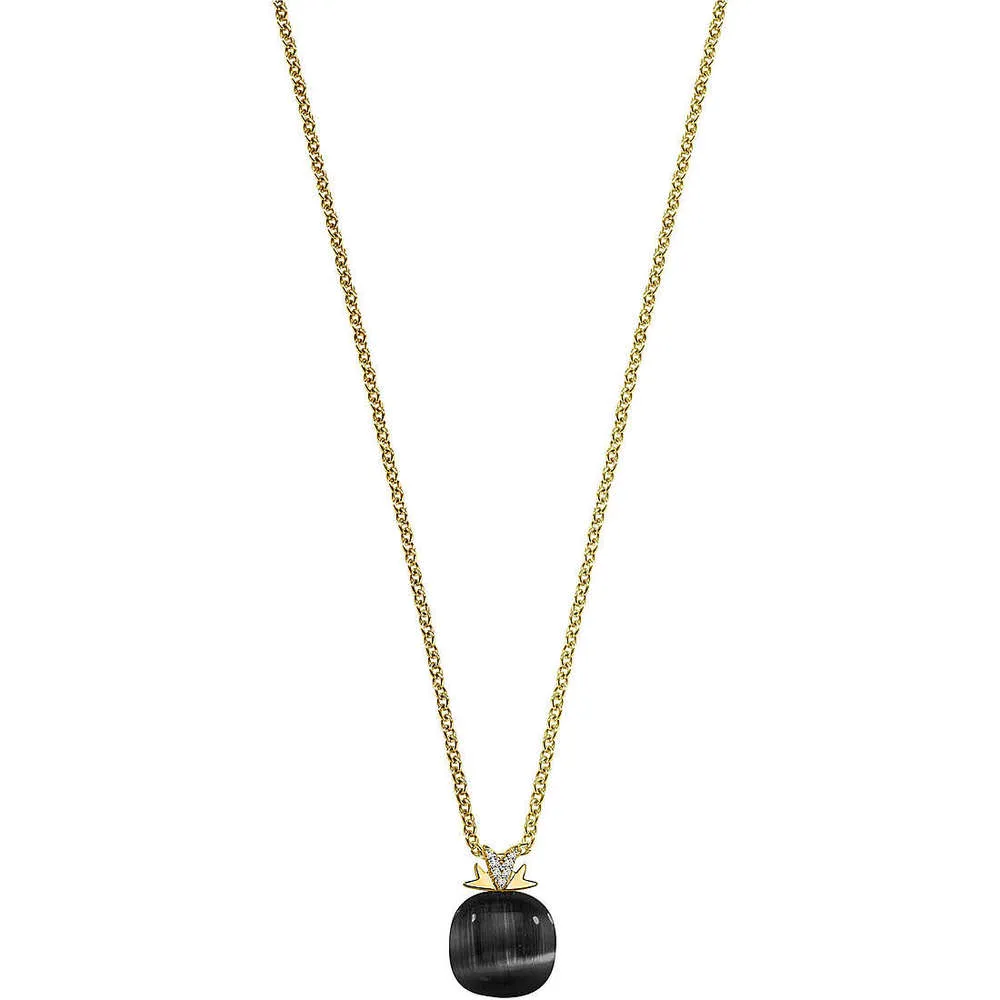 Collana Morellato Gemma dorata con Pendente Nero