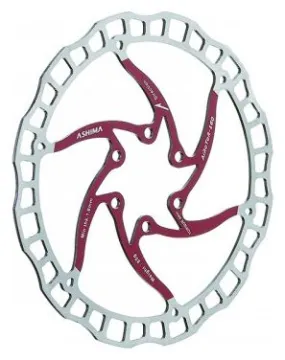Disco ASHIMA ARO 08 180mm Rosso