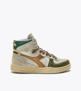 DW3-MI Basket MID Metal Pigskin Beige Ostrica Cerbiatto Woman  