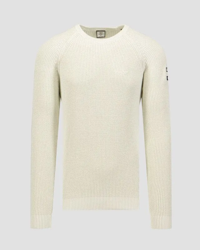 Felpa da uomo Aeronautica Militare Beige