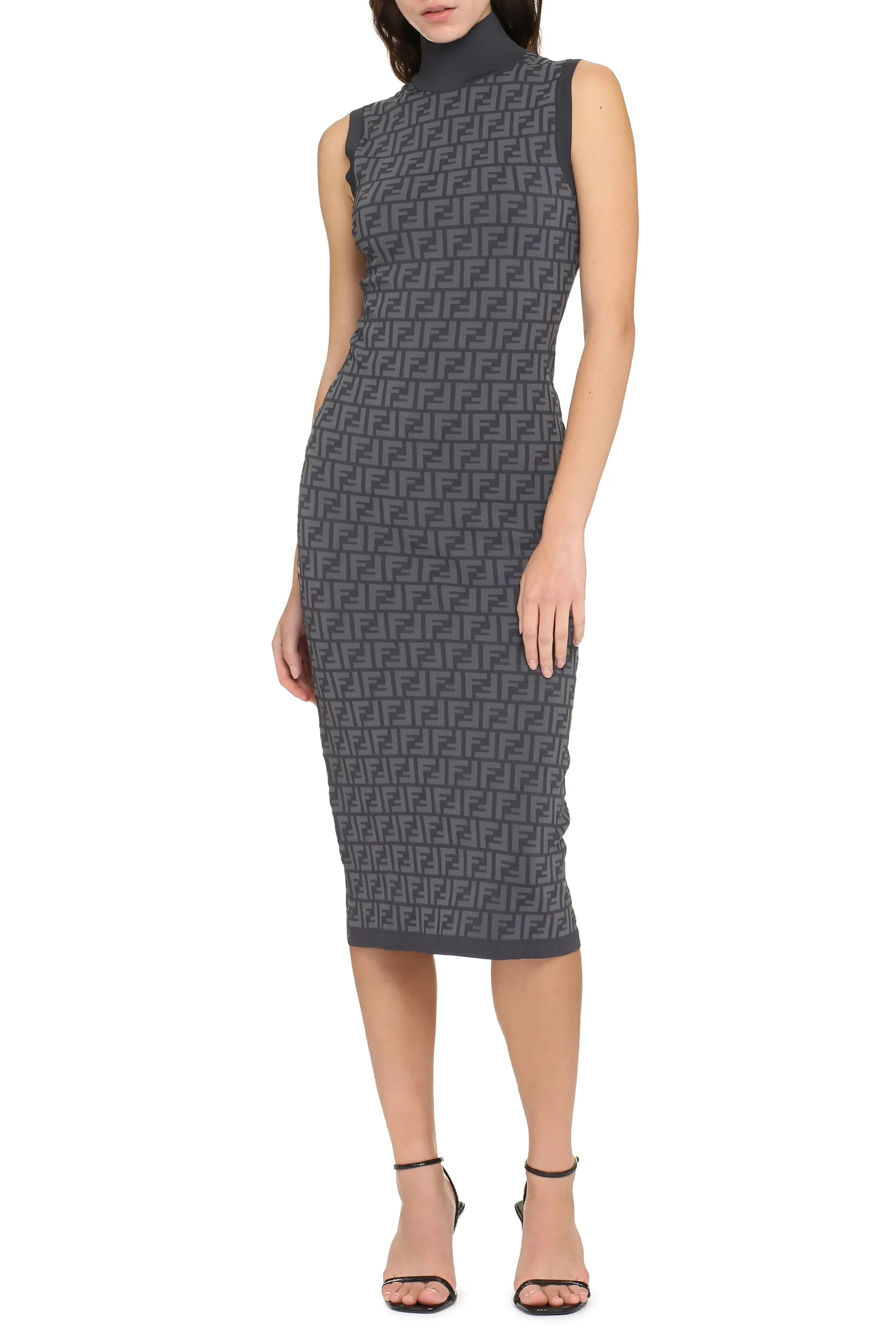 Fendi Abito in maglia jacquard