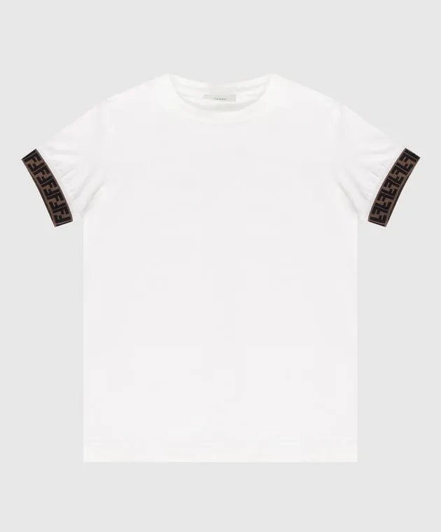 Fendi Maglietta bianca per bambini JUI0187AJ67