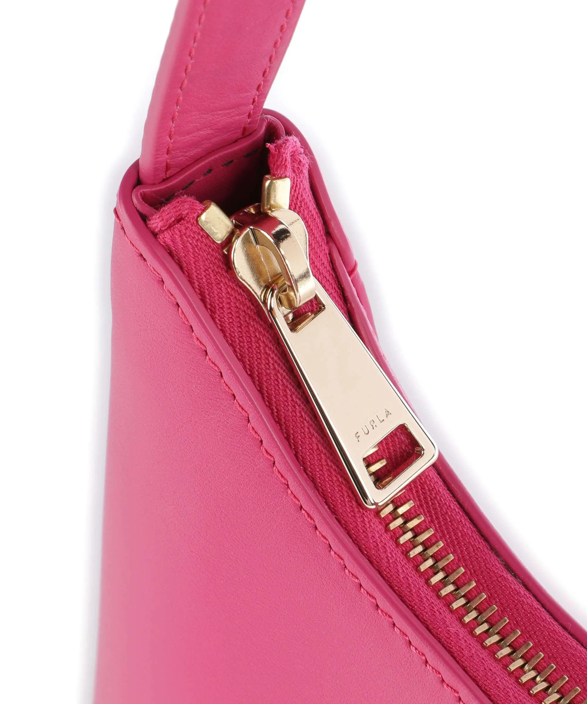  Furla Diamante Mini Borsa a spalla pelle a grana fine pink  