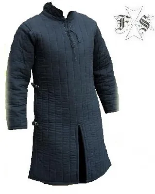GAMBESON MEDIEVALE SU MISURA NERO O BIANCO