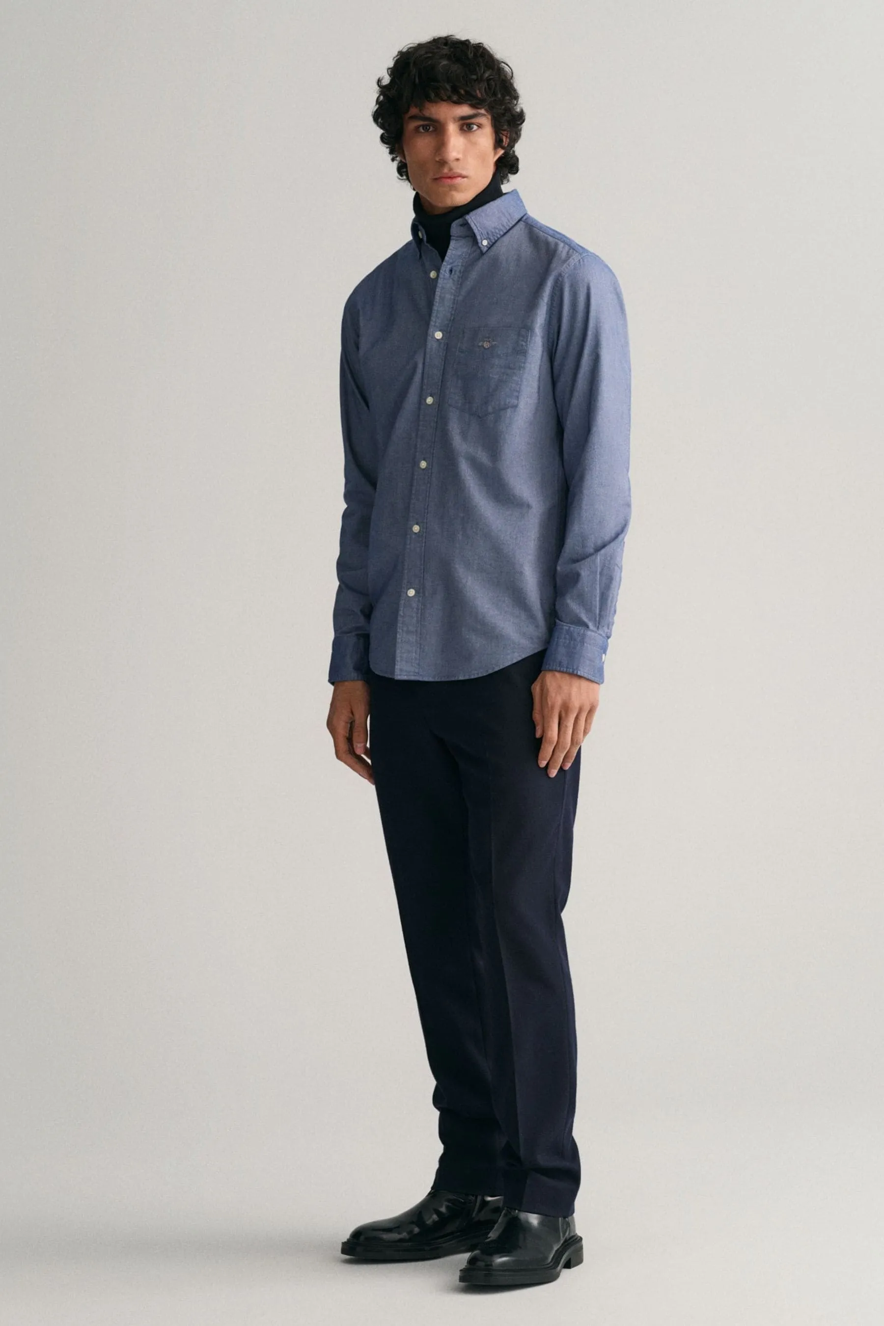 GANT regular  - Vestibilità Camicia classica con logo Oxford 100% cotone    
