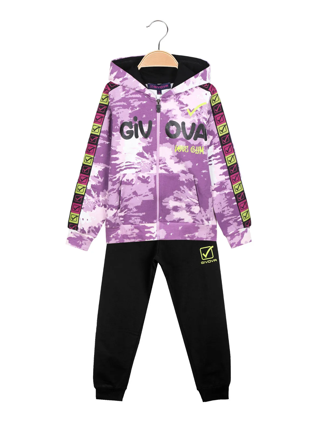 Givova Survêtement sweat-shirt 2 pièces fille avec capuche