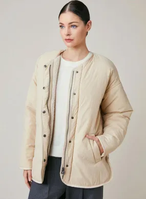  HARRIS WILSON   FALLOU - Veste oversize réversible à encolure V | Blanc