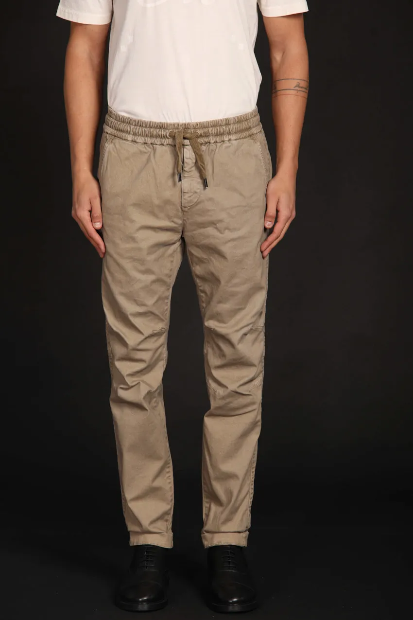 John Sack pantalon chino pour homme en gabardine stretch édition limitée coupe carrot ①