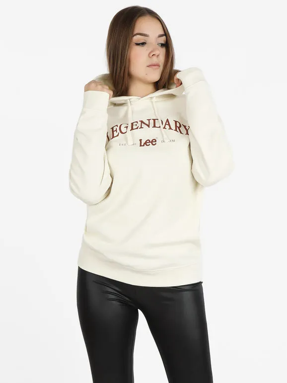 Lee Legendary Hoodie Sweat-shirt surdimensionné pour femme avec capuche