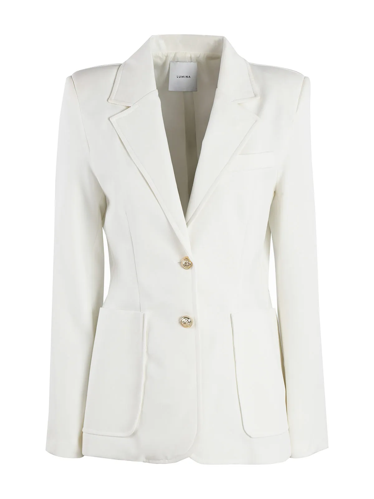 Lumina Veste femme classique avec boutons décorés