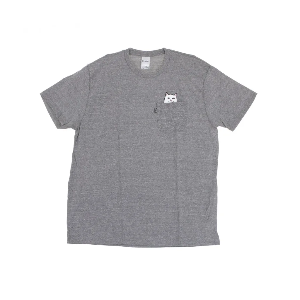 MAGLIETTA LORD NERMAL POCKET TEE HEATHER GREY