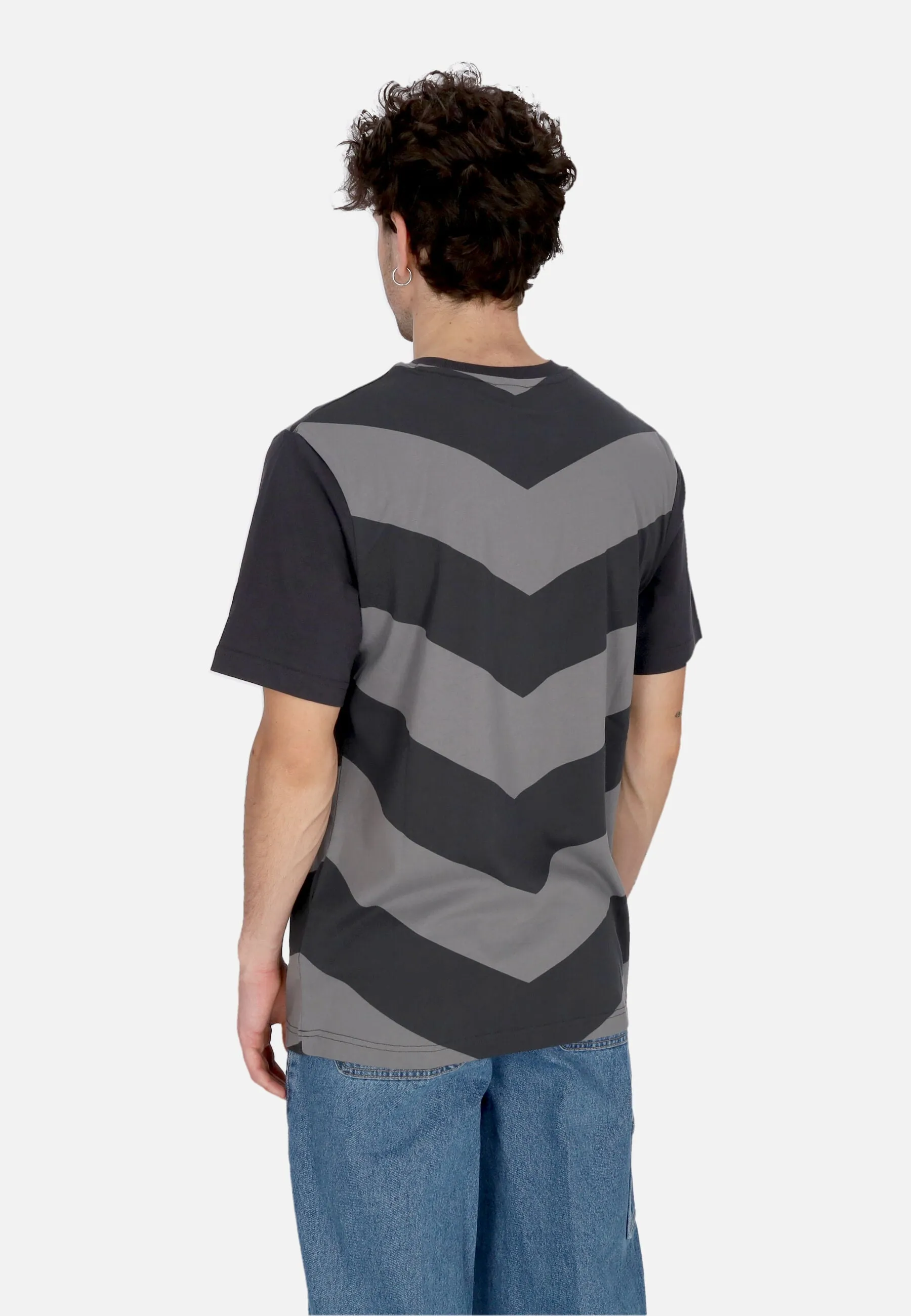 Maglietta Uomo Sportswear All Over Print Air Tee Dk Smoke Grey