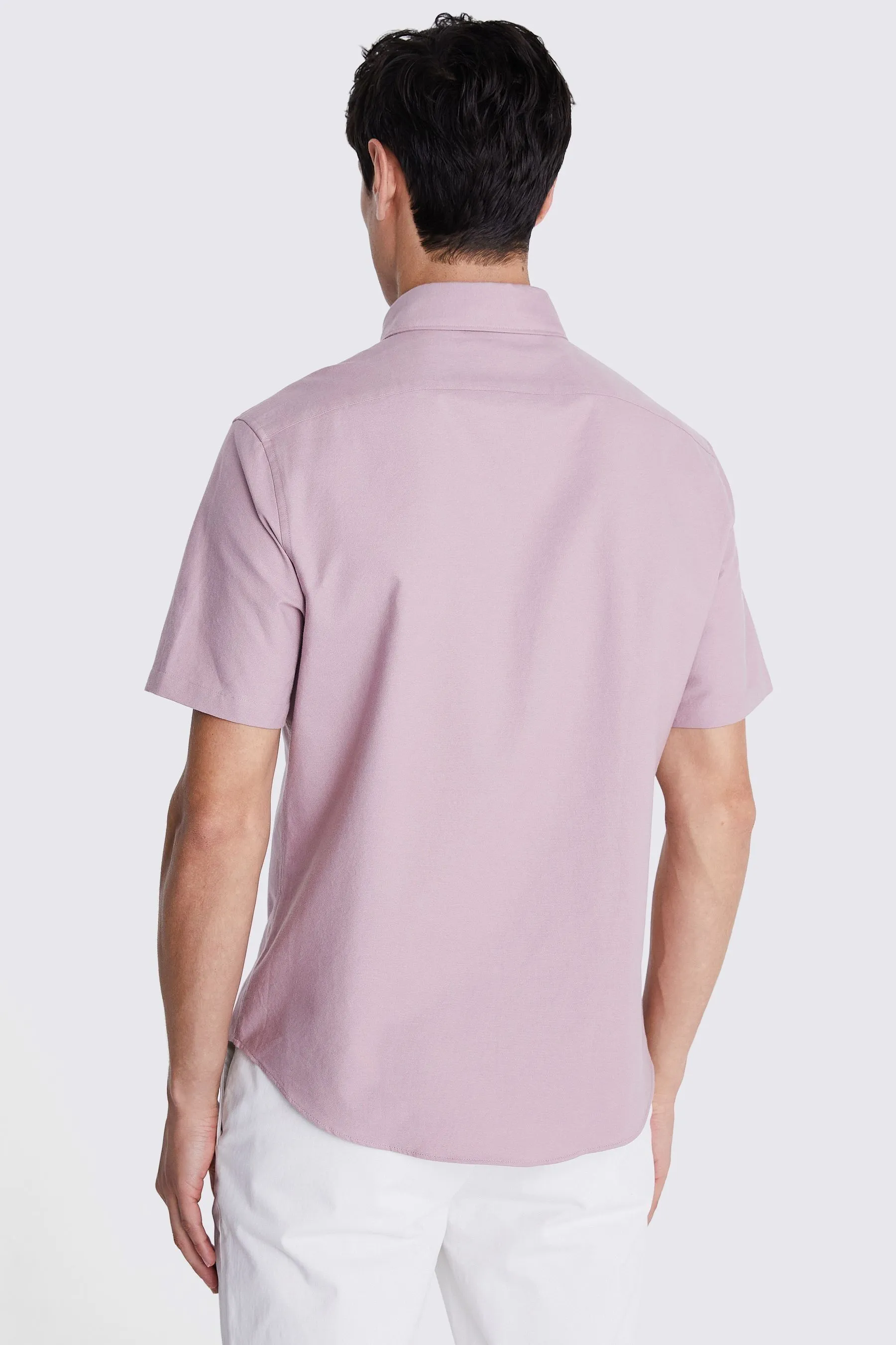 MOSS Short Sleeve Washed Oxford 100% Cotton Shirt    