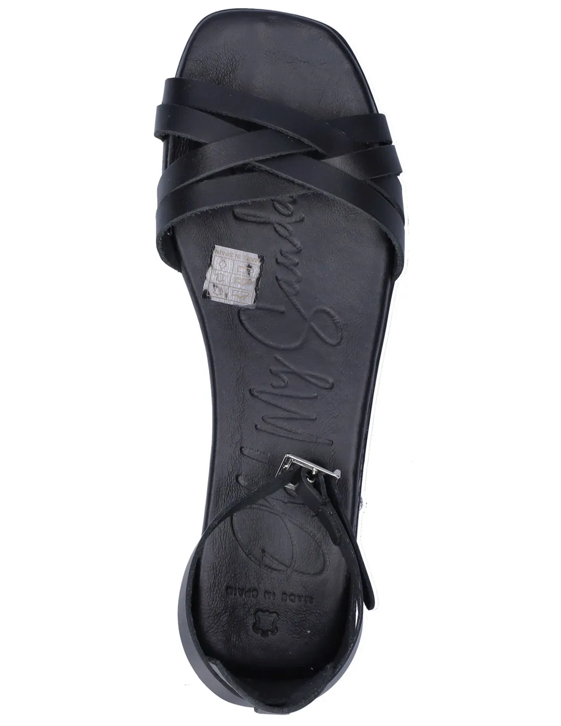 Oh My Sandals sandalo basso negro