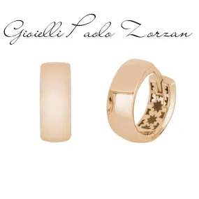 Orecchini Artlinea a con chiusura a scatto in oro rosa 18kt OP0094-LR