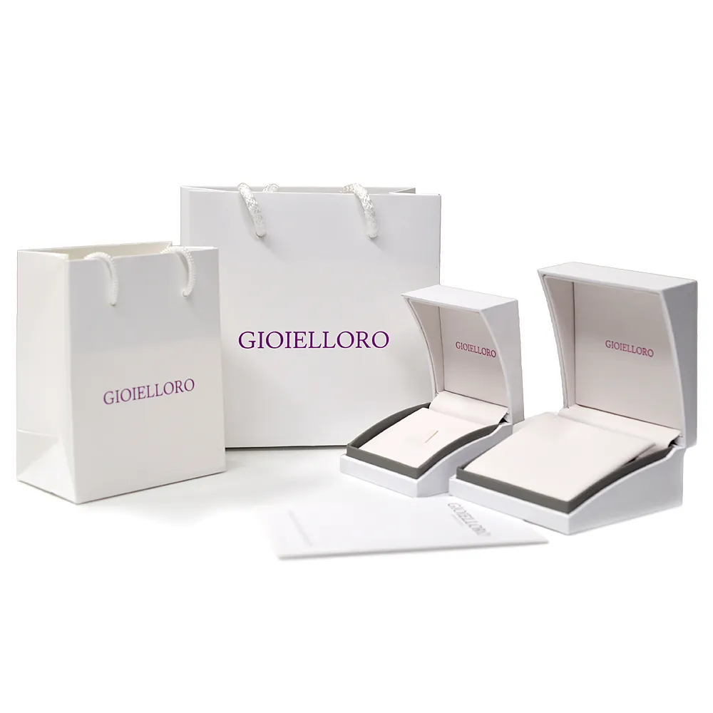 Orecchino punto luce da uomo in oro bianco e diamante ct. 0.09 G