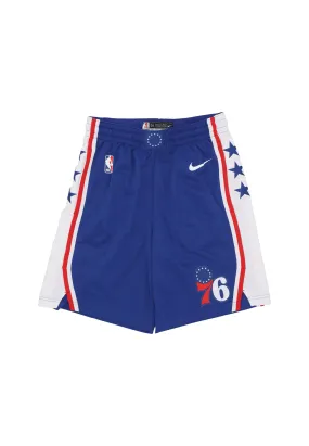 Pantaloncino Basket Uomo Nba Dri-fit Icon 2023 Swingman Short Phi76e Rush Blue/white