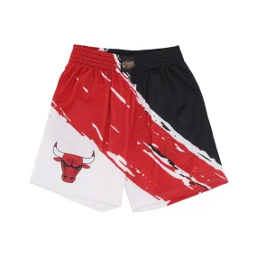 Pantaloncino Tipo Basket Uomo Nba Paint Brush Sublimated Mesh Short Chibul Multi/white