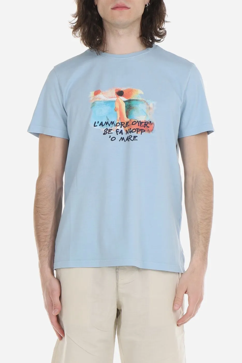 Pescatori di Posillipo T-shirt con Stampa