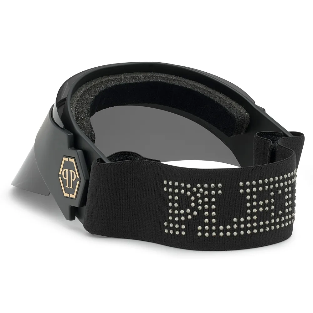 Philipp Plein - Visor Plein Future Is Today - Nero Opaco - Visiera - Philipp Plein Eyewear - New Exclusive Luxury Collection