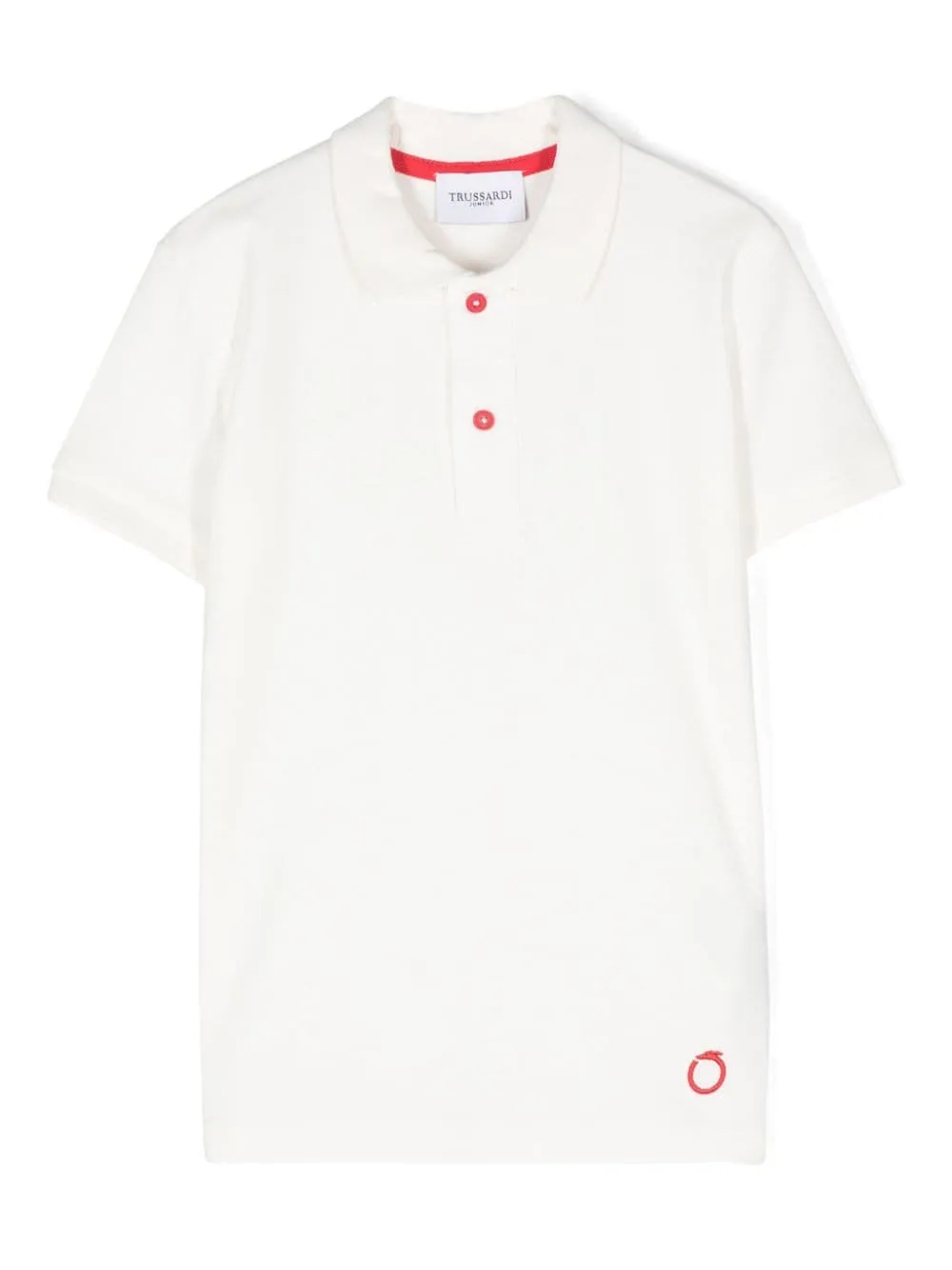Polo con logo ricamato
