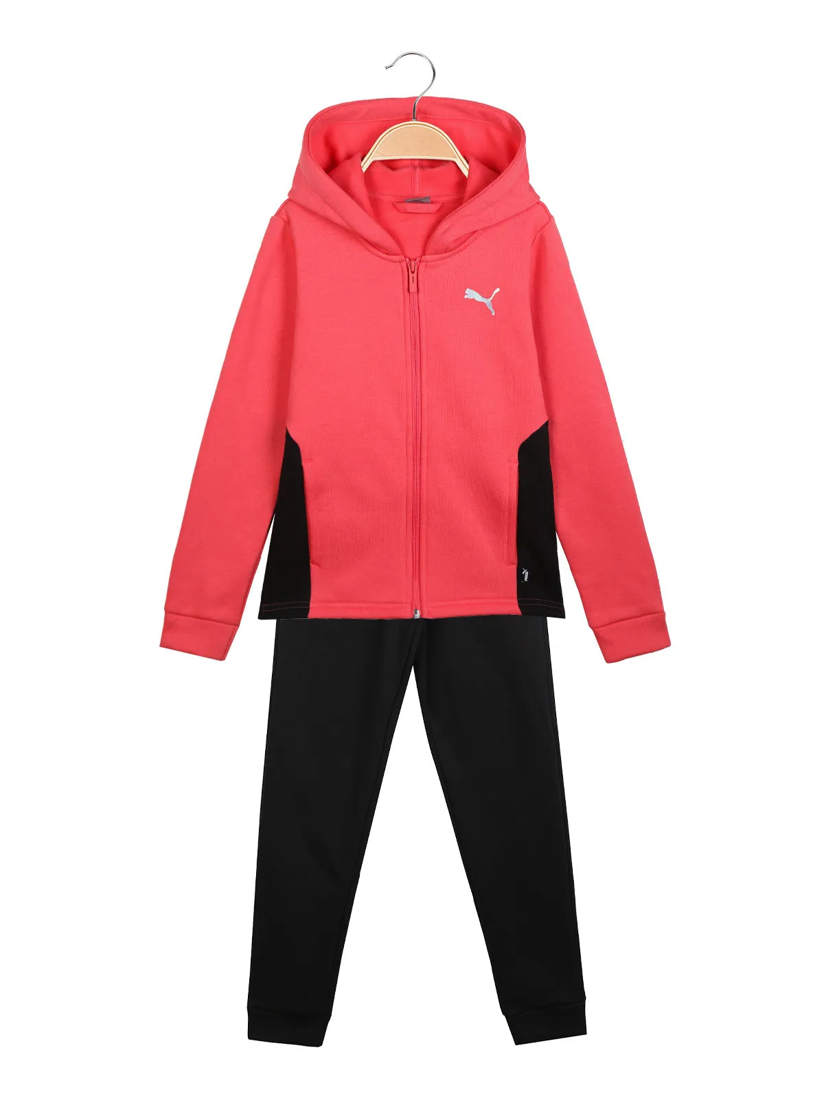 Puma HOODED SWEAT SUIT Sweat-shirt fille avec capuche et zip
