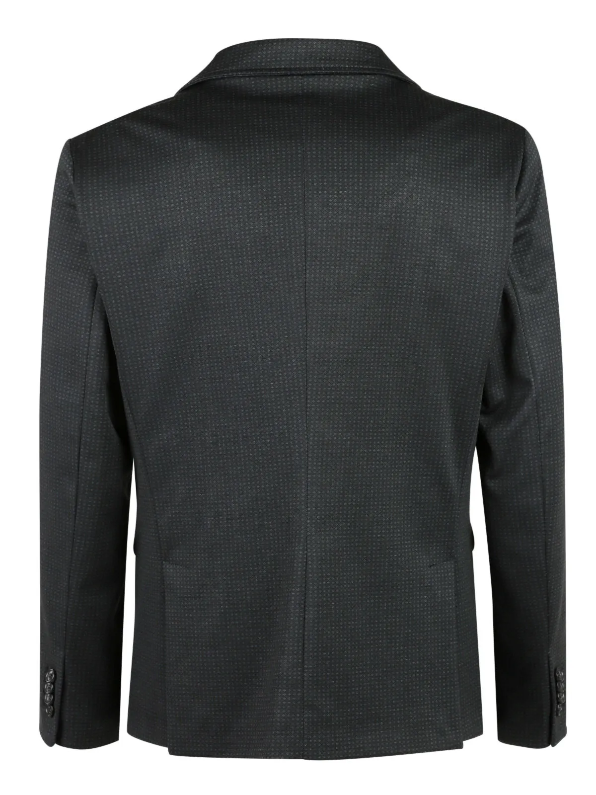 Qbrick Veste microfantasia élégante  noire