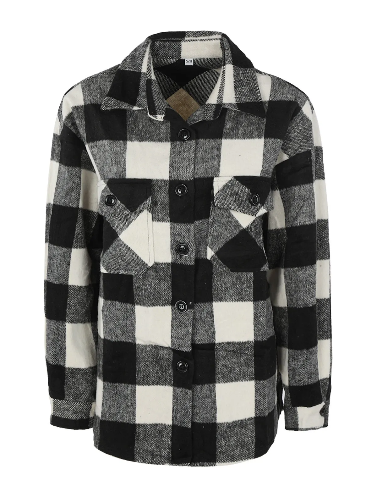Solada Chemise femme en flanelle à carreaux