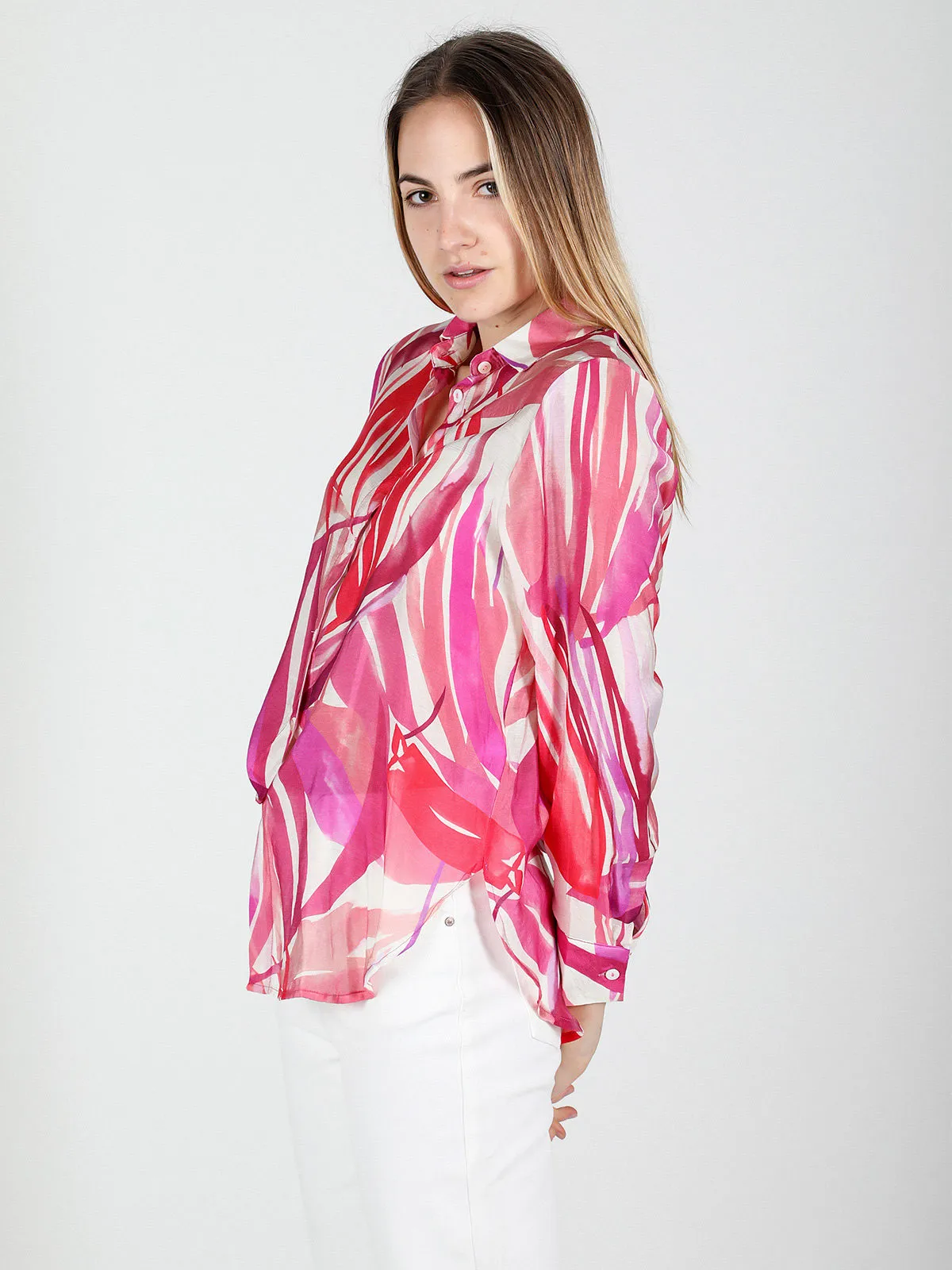 Solada Chemise légère à manches longues pour femme