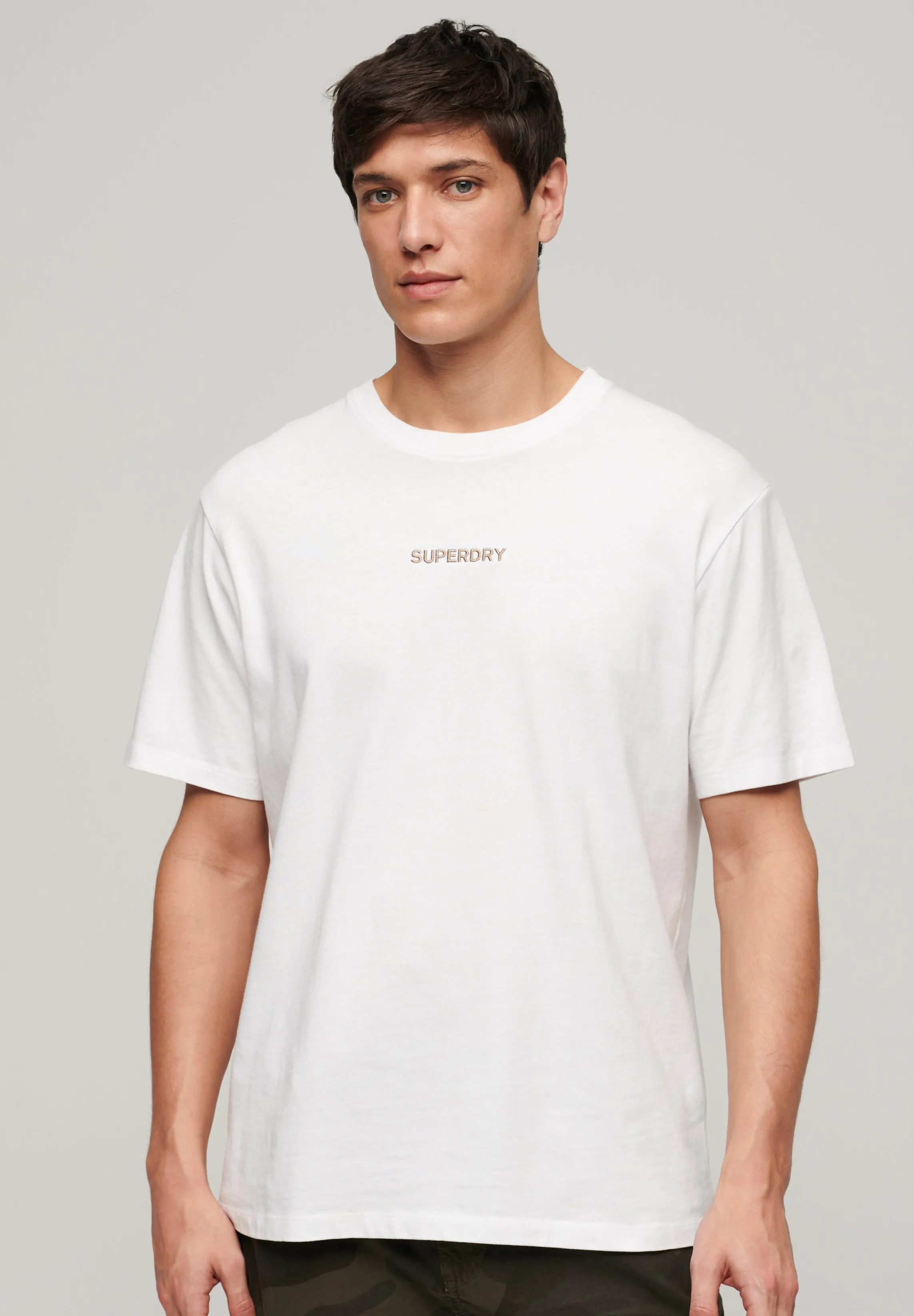 SUPERDRY MICRO LOGO GRAPHIC LOOSE - T-shirt basic